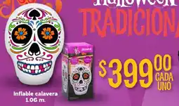 Soriana Mercado Inflable calavera oferta