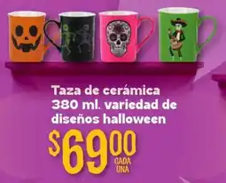 Soriana Mercado Taza de cerámica variedad de diseños halloween oferta