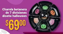 Soriana Mercado Charola botanera de 7 divisiones diseño halloween oferta