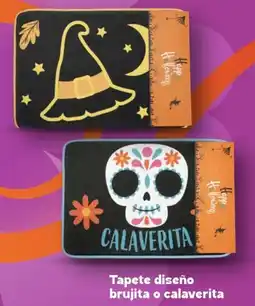 Soriana Mercado Tapete diseño brujita o calaverita oferta