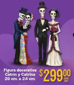 Soriana Mercado Figura decorativa catrín y catrina oferta