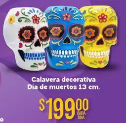 Soriana Mercado Calavera decorativa Día de muertos oferta