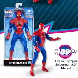 Soriana Mercado Marvel figura olympus spiderman 9.5" oferta