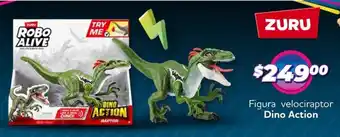 Soriana Mercado Dino action figura velociraptor oferta