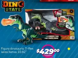 Soriana Mercado T-rex figura dinosaurio lanza llamas 10.82" oferta