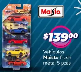 Soriana Mercado Maisto vehículos fresh metal oferta