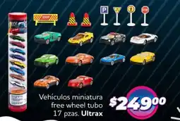 Soriana Mercado Ultrax vehículos miniatura free wheel tubo oferta