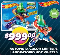 Soriana Mercado Hot wheels autopista color shifters laboratorio oferta
