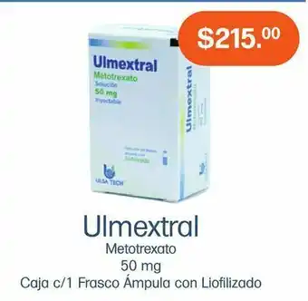 Farmacias Especializadas Ulmextral 50 mg sol iny fco caj c/1 oferta
