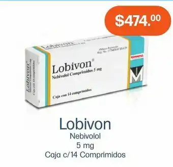 Lobivon 5mg com caj c/14