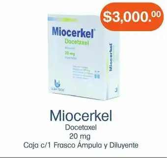 Farmacias Especializadas Miocerkel 20 mg sol iny fco amp caj c/ 1 oferta