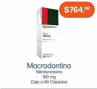 Farmacias Especializadas Macrodantina 100mg cap caj c/40 oferta