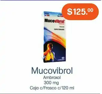 Farmacias Especializadas Mucovibrol sol fco c/120ml oferta