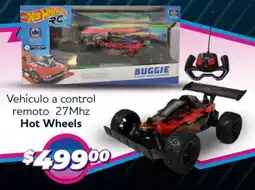 Soriana Mercado Hot wheels vehículo a control remoto 27mhz oferta