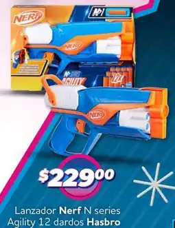 Soriana Mercado Nerf lanzador N series agility 12 dardos hasbro oferta