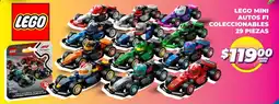 Soriana Mercado Lego mini autos f1 coleccionables oferta