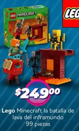 Soriana Mercado Lego minecraft la batalla de lava del inframundo oferta