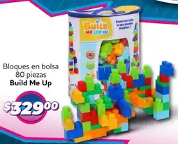 Soriana Mercado Build me up bloques en bolsa oferta