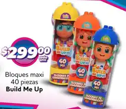 Soriana Mercado Build me up bloques maxi oferta