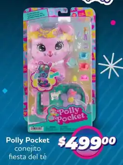 Soriana Mercado Polly pocket conejito fiesta del té oferta