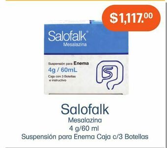 Farmacias Especializadas Salofalk enema caj c/3 oferta