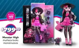 Soriana Mercado Monster high muñeca looks monstruosos oferta