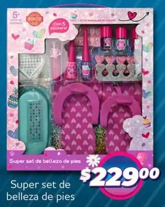 Soriana Mercado Super set de belleza de pies oferta