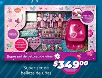 Soriana Mercado Super set de belleza de uñas oferta