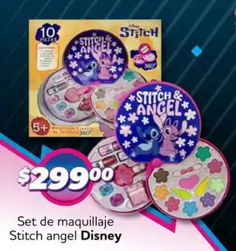 Soriana Mercado Disney set de maquillaje stitch angel oferta