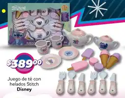 Soriana Mercado Disney juego de té con helados stitch oferta