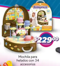 Soriana Mercado Mochila para helados con 34 accesorios oferta
