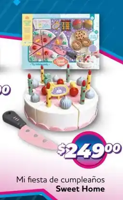 Soriana Mercado Sweet home mi fiesta de cumpleaños oferta