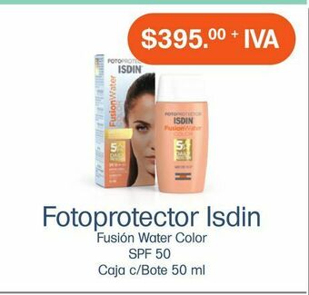 Farmacias Especializadas Fotop. isdin fusión water color 50+ 50 ml oferta
