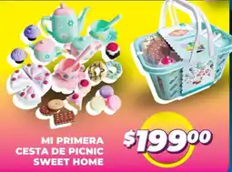 Soriana Mercado Sweet home mi primera cesta de picnic oferta