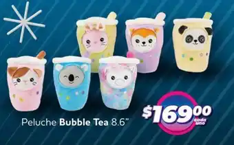 Soriana Mercado Bubble tea peluche 8.6" oferta