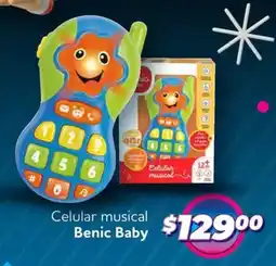 Soriana Mercado Benic baby celular musical oferta