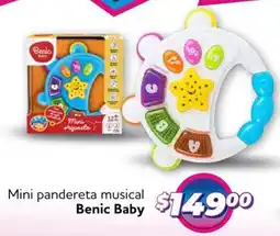Soriana Mercado Benic baby mini pandereta musical oferta