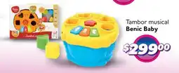 Soriana Mercado Benic baby tambor musical oferta