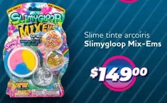 Soriana Mercado Slimygloop mix-ems slime tinte arcoíris oferta