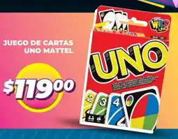 Soriana Mercado Uno mattel juego de cartas oferta