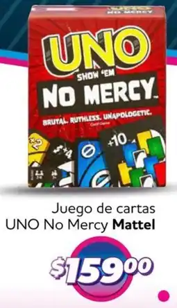 Soriana Mercado Mattel juego de cartas uno no mercy oferta