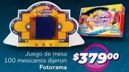 Soriana Mercado Fotorama juego de mesa 100 mexicanos dijeron oferta