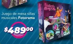 Soriana Mercado Fotorama juego de mesa sillas musicales oferta