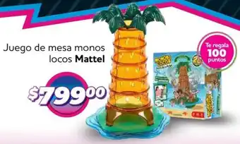 Mattel juego de mesa monos locos