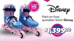 Soriana Mercado Disney stitch patín en línea ajustables oferta