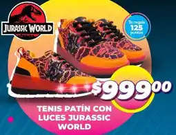 Soriana Mercado Tenis patín con luces jurassic world oferta