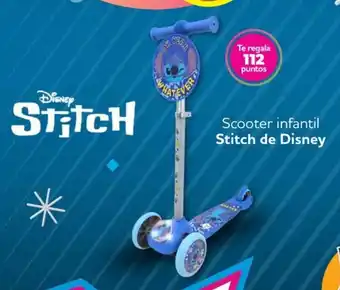 Soriana Mercado Stitch de disney scooter infantil oferta