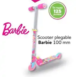 Soriana Mercado Barbie scooter plegable oferta