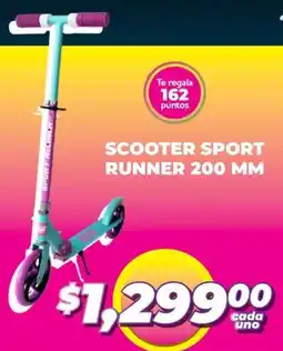 Soriana Mercado Scooter sport runner oferta