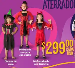 Soriana Mercado Disfraz de vampira con cuello oferta